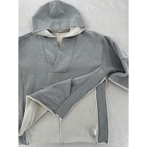 Free People Movement Gray Free Spirit Tunic Hoodie Sweatshirt Small Oversized - Picture 4 of 9